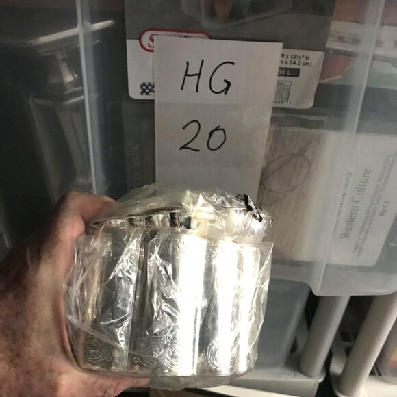 Silver Plated Godinger Jewelry Box With Red Velvet Lining - Picture 10 of 10